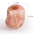 4x New Himalayan Salt Tealight Candle Holder Decor Natural Crystal Ionizer Home