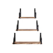 Levede Floating Shelf Brackets Display Shelves Bookshelf Wall Mount Rack Storage