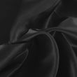 DreamZ Silky Satin Quilt Cover Set Bedspread Pillowcases Summer Double Black