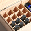 Essential Oil Storage Box Wooden 25 Slots Aromatherapy Container Organiser