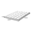 DreamZ Bedding Luxury Pillowtop Mattress Topper Mat Pad Protector Cover Double