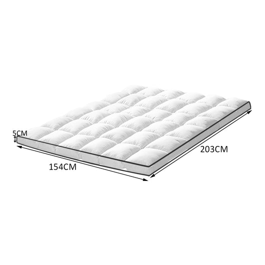 DreamZ Bedding Luxury Pillowtop Mattress Topper Mat Pad Protector Cover Queen