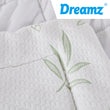 Dreamz Bamboo Pillowtop Mattress Topper Protector Waterproof Cool Cover Single