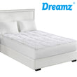 Dreamz Bamboo Pillowtop Mattress Topper Protector Waterproof Cool Cover Single