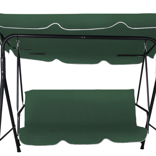 Levede Swing Chair Hammock Outdoor Furniture Garden Canopy Cushion Bench Green