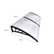 Door Window Awning Outdoor Canopy UV Patio Sun Shield Rain Cover DIY 1M X 2.4M