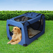 PaWz Pet Travel Carrier Kennel Folding Soft Sided Dog Crate For Car Cage Large L