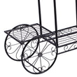 Levede Plant Stand Outdoor Indoor Metal Flower Pots Rack Corner Planter Shelf