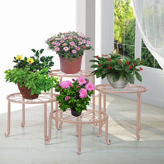 4 x Levede Metal Plant Stand Outdoor Indoor Garden Decor Flower Pot Rack Iron