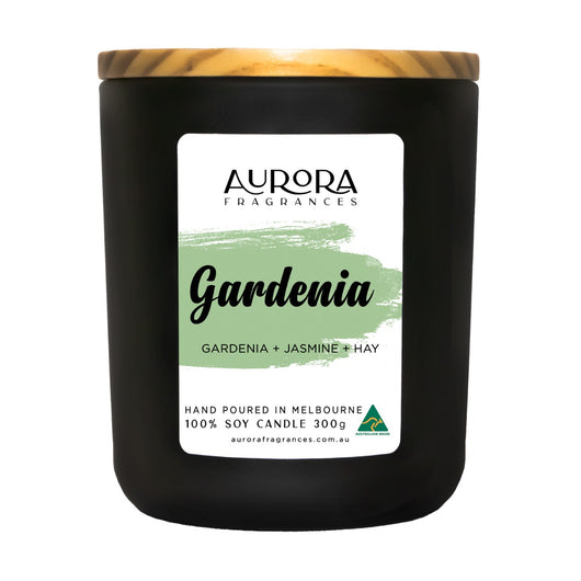 Aurora Gardenia Scented Soy Candle Australian Made 300g 2 Pack