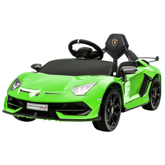 Kids Ride On Car Lamborghini SVJ Licensed Electric Dual Motor Toy Remote Control