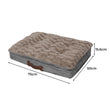 PaWz Dog Calming Bed Pet Cat Removable Cover Washable Orthopedic Memory Foam S