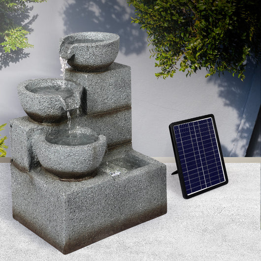 Lambu Solar Fountain Water Bird Bath Power Pump Kit Indoor Garden Outdoor