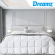 DreamZ 400GSM All Season Bamboo Winter Summer Quilt Duvet Doona Soft King Single