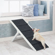 PaWz Adjustable Dog Ramp Height Stair For Bed Sofa Cat Dogs Folding Portable