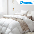 DreamZ 700GSM All Season Goose Down Feather Filling Duvet in Super King Size