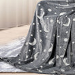 DreamZ Throw Blanket Soft Warm Large Sofa Flannel Glow in the Dark Medium