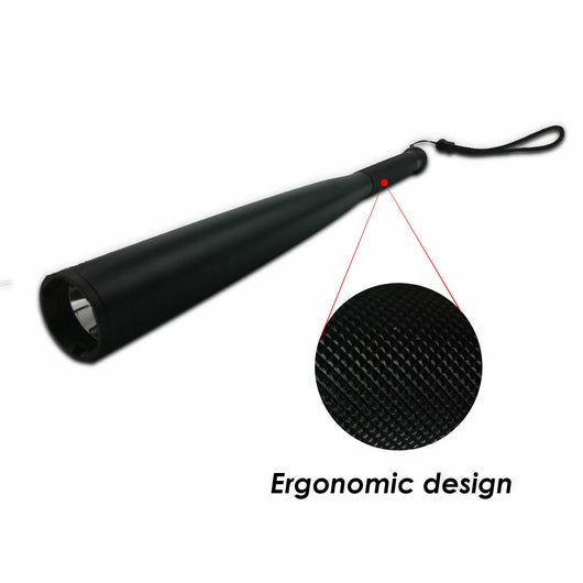 36cm Baseball Bat LED Flashlight Bright Baton Torch Emergency Security Tool